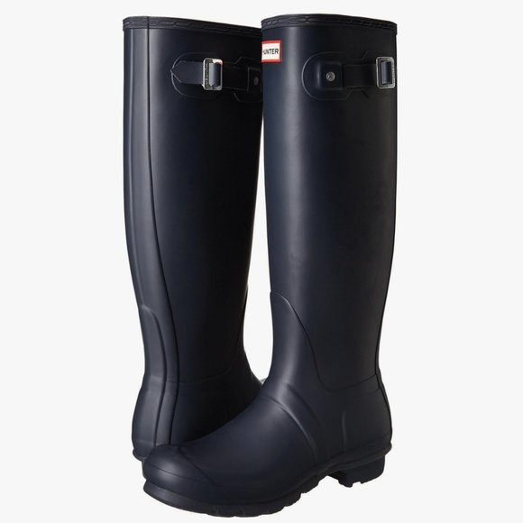 Hunter Shoes - Hunter Original Tall Glossy Navy Rain Boot